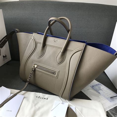 grey celine medium luggage